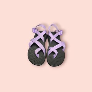 Chaco Z/2 Classic Sandals Women’s Thrill Purple Rose Toe Loop Hiking Sandals